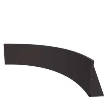 Stalowy mur oporowy - Łuk zewnętrzny - 150 x 150 x 50 cm - Inny kolor RAL