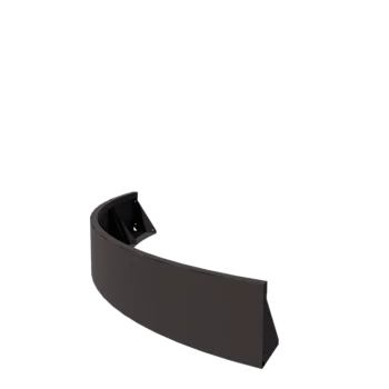 Stalowy mur oporowy - Łuk zewnętrzny - 150 x 150 x 30 cm - Inny kolor RAL