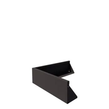 Stalowy mur oporowy - Narożnik zewnętrzny - 100 x 100 x 30 cm - Inny kolor RAL