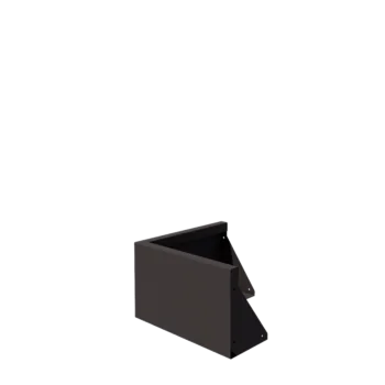 Stalowy mur oporowy - Narożnik zewnętrzny - 50 x 50 x 30 cm - Inny kolor RAL