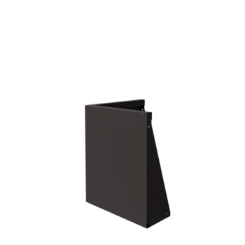 Stalowy mur oporowy - Narożnik zewnętrzny - 50 x 50 x 60 cm - Inny kolor RAL