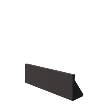 Stalowy mur oporowy - Proste - 100 x 30 cm - RAL7016 matowy (szary antracyt)