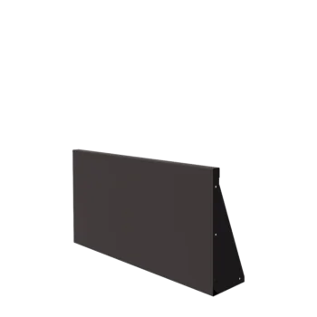 Stalowy mur oporowy - Proste - 100 x 50 cm - Inny kolor RAL