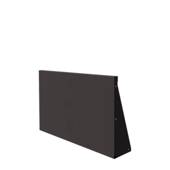 Stalowy mur oporowy - Proste - 100 x 60 cm - RAL7016 matowy (szary antracyt)