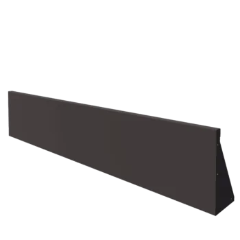 Stalowy mur oporowy - Proste - 200 x 40 cm - Inny kolor RAL