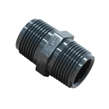 Rura PVC ciśnieniowa - Nypel gwintowany - 2x Gwint zewnętrzny 1"