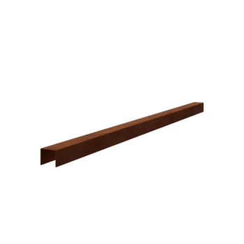 Profil przejściowy ze stali corten - 5 x 5 x 5 cm - 240 cm