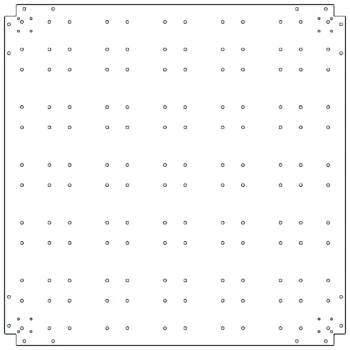 Płyta dolna ze stali ocynkowanej - 120 x 120 cm