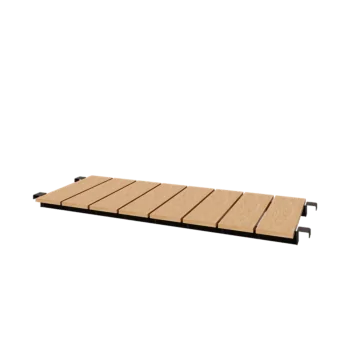 Stalowy ławka - 130 x 44,3 cm - RAL7016 matowy (szary antracyt)