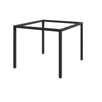 Stalowa pergola - Kwadratowe - 324 x 300 x 230cm - RAL7016 matowy (szary antracyt) - Bez bloczka betonowego