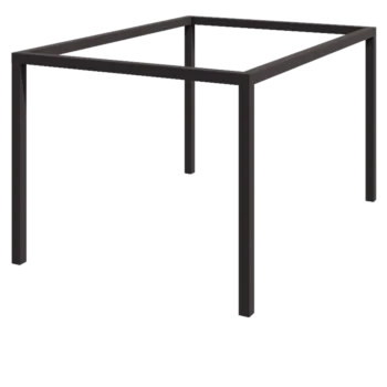 Stalowa pergola - Kwadratowe - 424 x 300 x 230 cm - Inny kolor RAL - Z bloczkiem betonowym