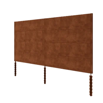 Ogrodzenie panelowe ze stali corten H4 - Kompletny zestaw - 378 x 6 x 190 cm