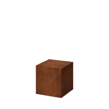 Postument ze stali corten - Ohio - 40 x 40 x 40 cm