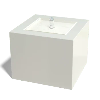 Fontanna ogrodowa z aluminium - Lyra - 50 x 50 x 40 cm